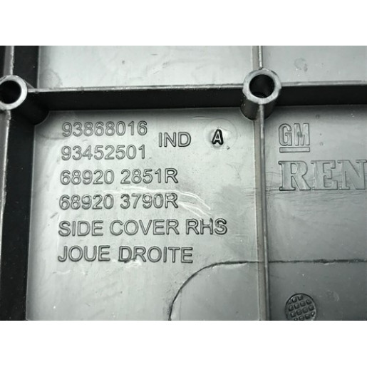 Накладка торпедо права Renault Trafic III 2014-2021 93868016